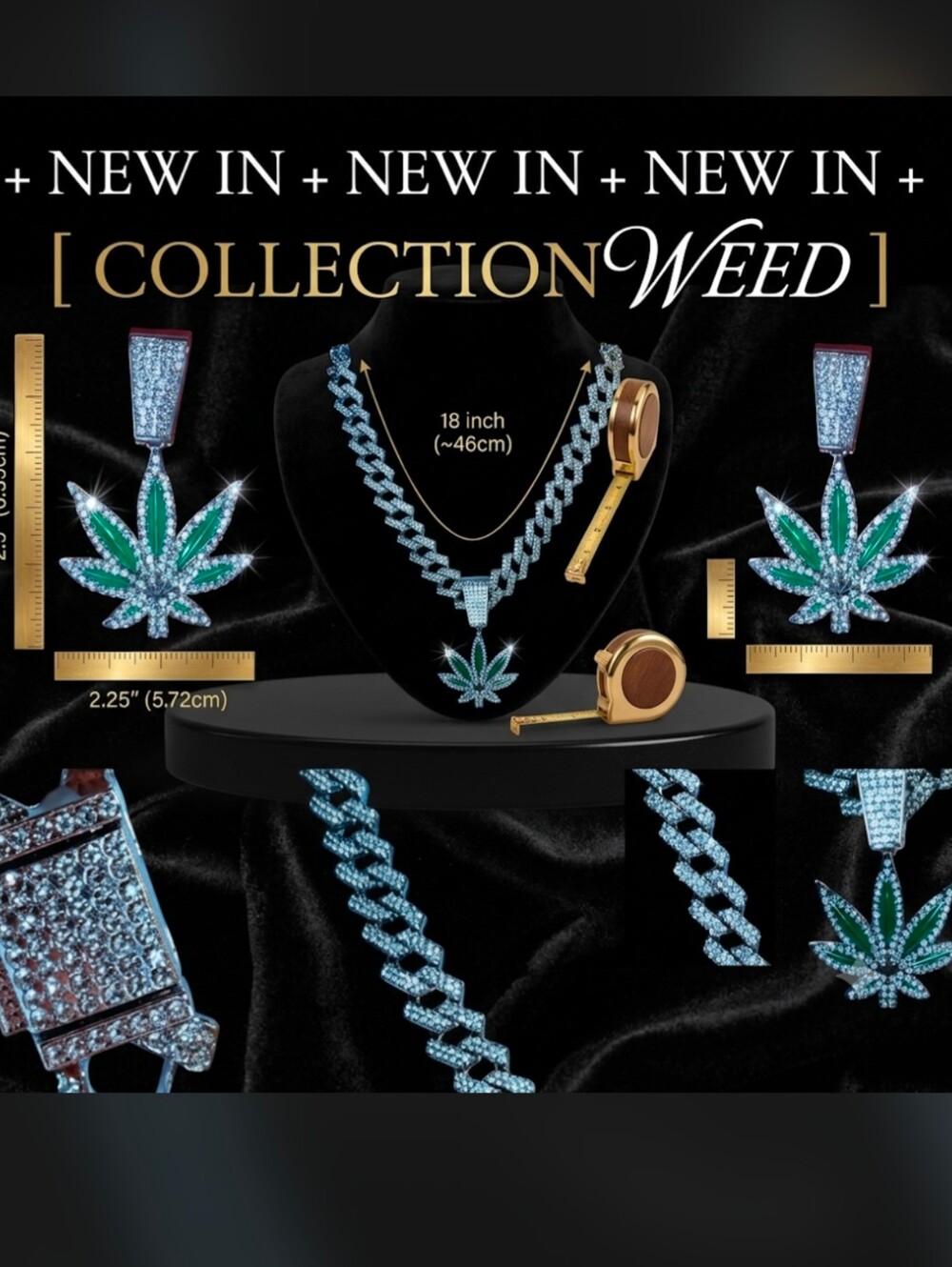 Elegant Silver Necklace with Green Leaf Pendant